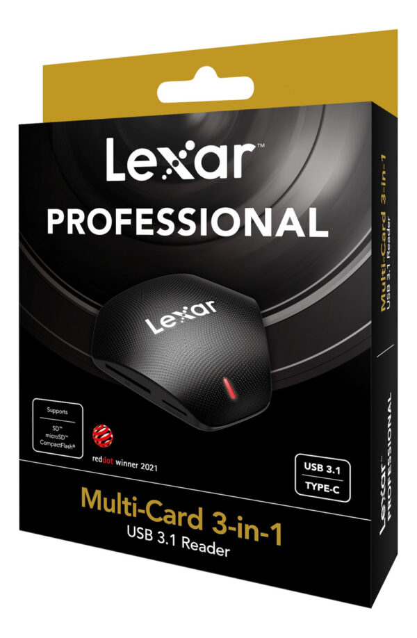 Lexar Lector Multi-tarjeta 3-en-1 Usb 3.1 Sd, Micro Sd, Cf _4