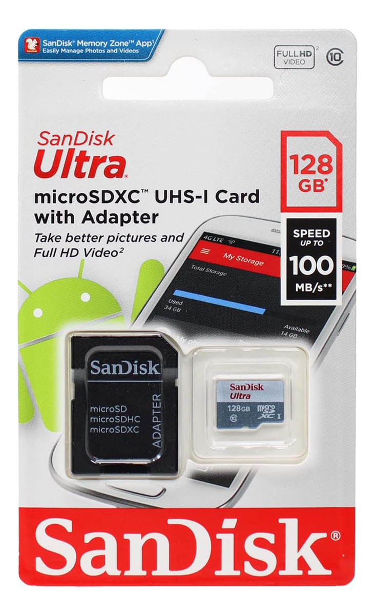 Sandisk Ultra Microsdxc Uhs-i Tarjeta De Memoria A1 128gb_3