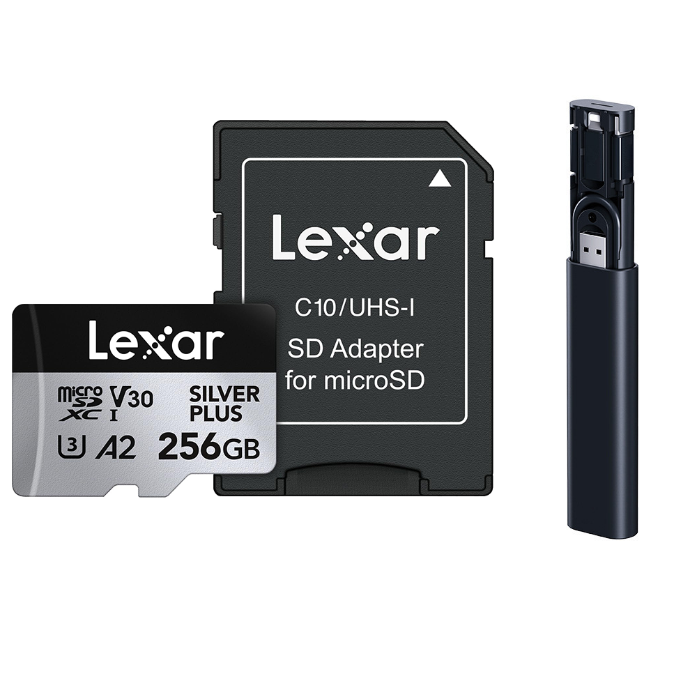 Lexar micro sd silver plus 256gb