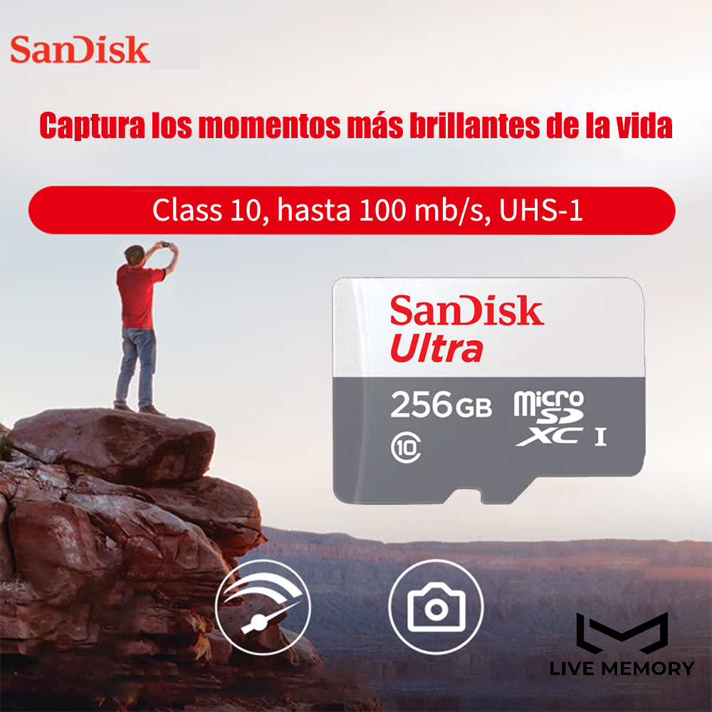 Sandisk Y Lexar Tarjeta De Memoria Micro Sd 256gb Con Regalo_2