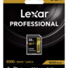 Tarjeta De Memoria Lexar 2000x V90, U3, Ush-ii, Sdhc,300mb/s_6