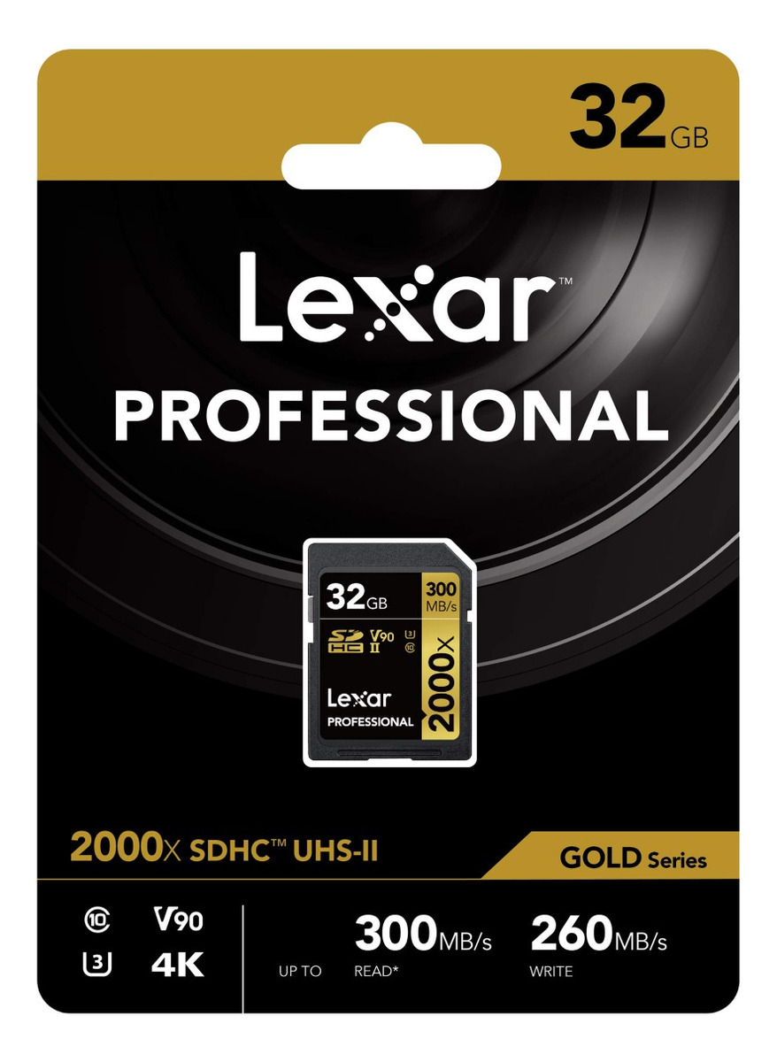 Tarjeta De Memoria Lexar 2000x V90, U3, Ush-ii, Sdhc,300mb/s_6