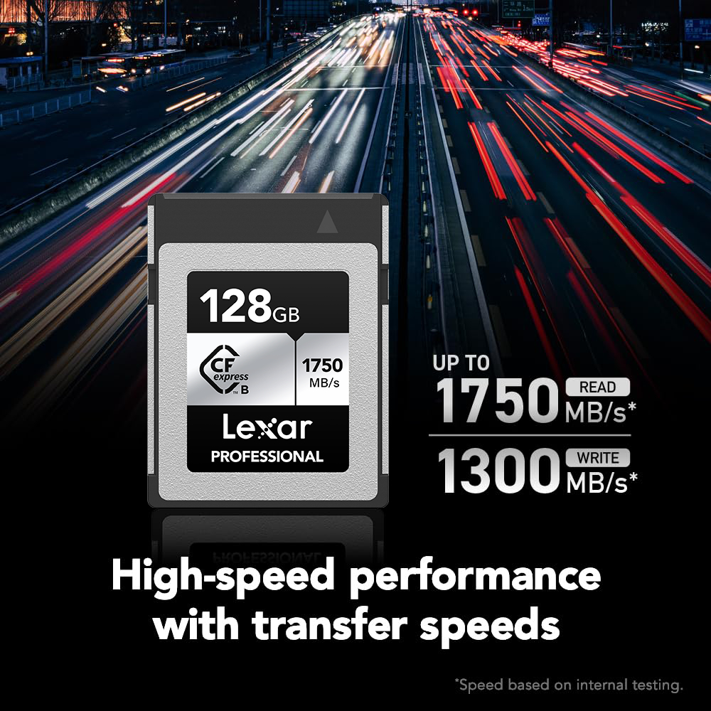 Lexar Cfexpress Tipo B Silver 128gb 8k Lectura 1750mb/s_2