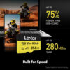 Lexar Tarjeta Micro Sd De 256gb, Uhs-ii, C10, V60 280/180 Mb_2
