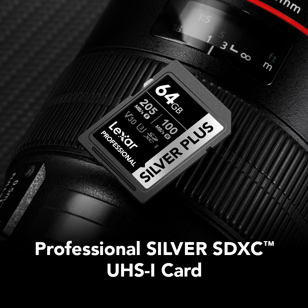 2piezas! Lexar Tarjeta De Memoria Silver Plus 64gb Class10_3