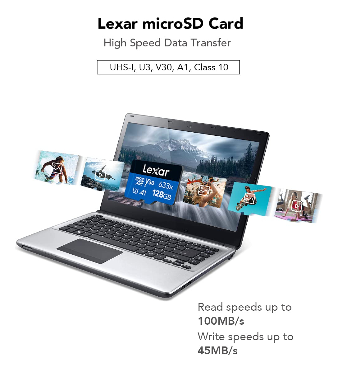 Sandisk Y Lexar, Tarjeta De Memoria Micro Sd 128gb Regalo_3