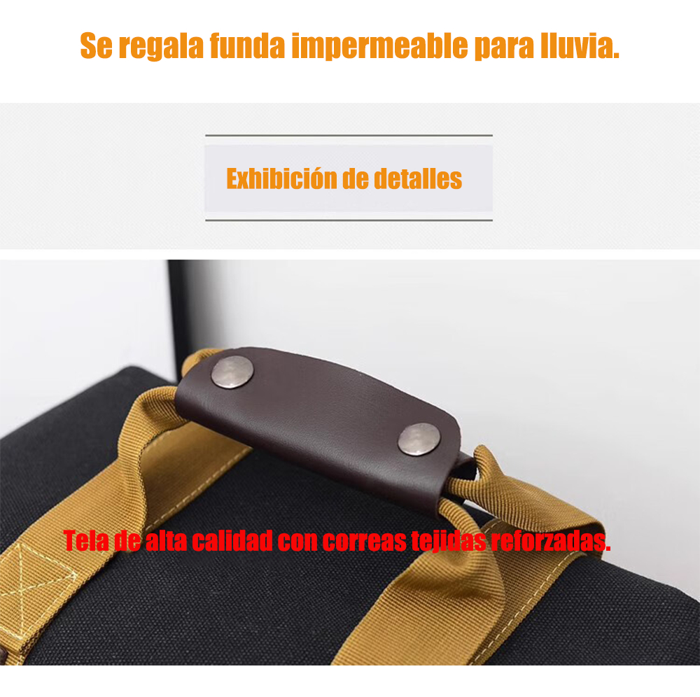 Bolso De Hombro De Viaje Para Cámara De Lona Impermeable_6
