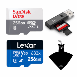 Sandisk Y Lexar Tarjeta De Memoria Micro Sd 256gb Con Regalo
