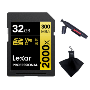 Tarjeta De Memoria Lexar 2000x V90, U3, Ush-ii, Sdhc,300mb/s