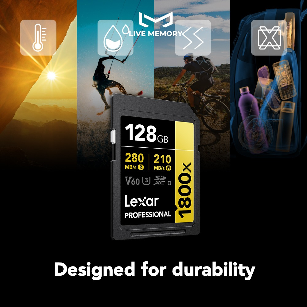 Lexar Tarjeta De Memoria 1800x Uhs-ii 270mb/s C10, U3, V60_4
