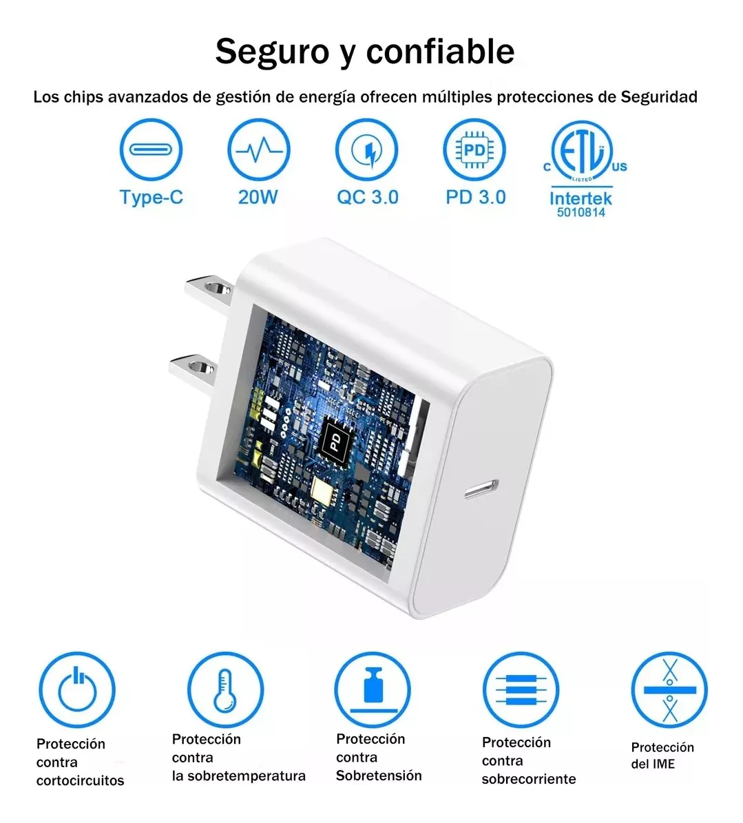 20w Usb C A Light, Cargador Para iPhone._7