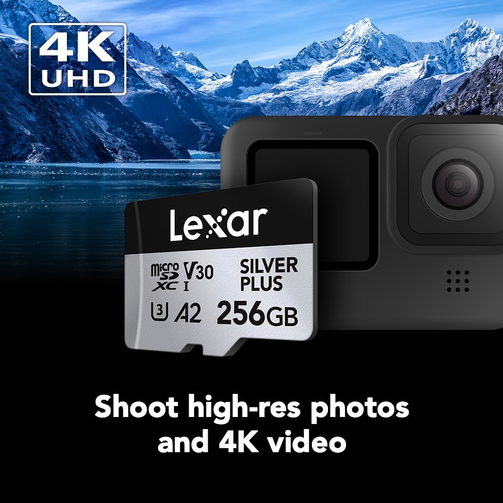 Tarjeta De Memoria Micro Sd Lexar Silver Plus V30 256gb_2 Tarjeta De Memoria Micro Sd Lexar Silver Plus V30 256gb_2
