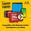 Lexar Microsd 256gb 160mb/s V30 Nitendo Switch Steam Deck_2