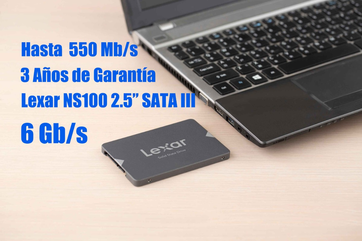 Disco Sólido Ssd Interno Lexar Ns100 2.5 Sata (6gb/s) 256gb_1 30351121