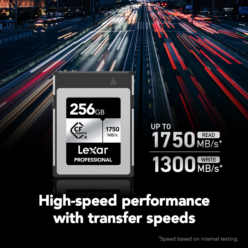 Lexar Cfexpress Tipo B Silver 256gb 8k Lectura 1750mb/s_3