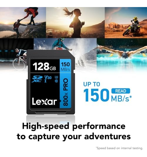 Lexar Tarjeta De Memoria Sd 800x Pro 128gb Uhs-i V30 150mb/s_2