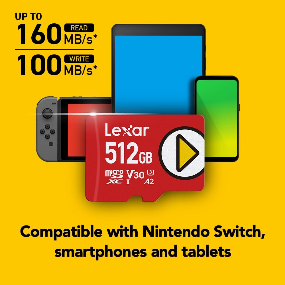 Lexar Tarjeta De Memoria Play 512gb Nintendo Switch Obsequio_1