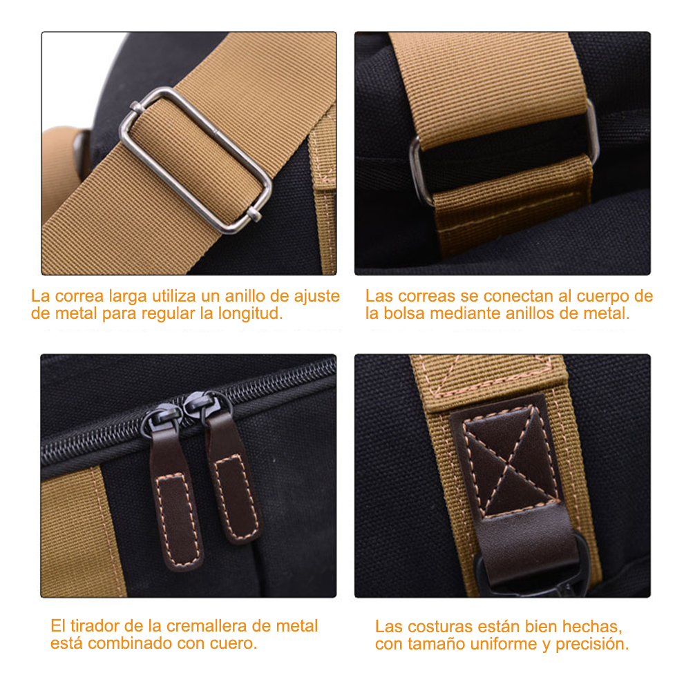 Bolso De Hombro De Viaje Para Cámara De Lona Impermeable_7
