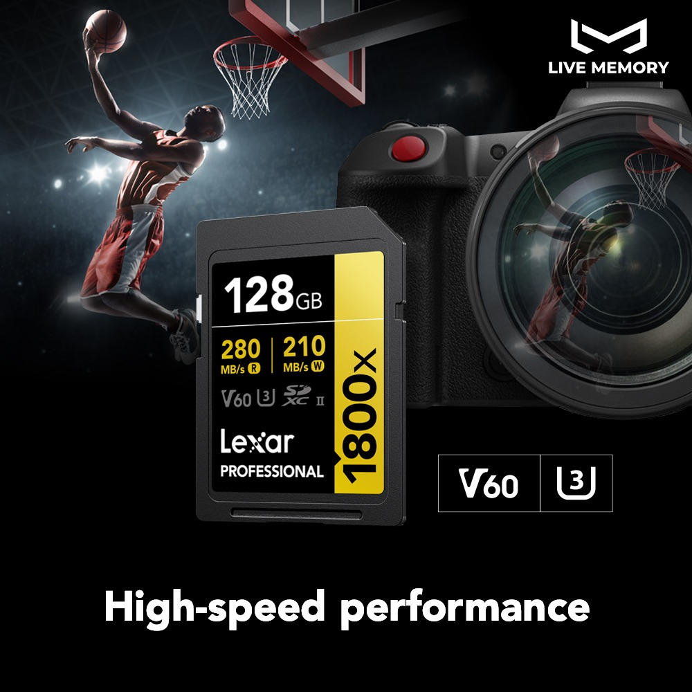 Lexar Tarjeta De Memoria 1800x Uhs-ii 270mb/s C10, U3, V60_2