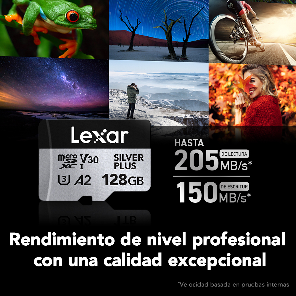 Lexar Professional Microsdxc 128gb Silver Plus U3 V30 A2_4