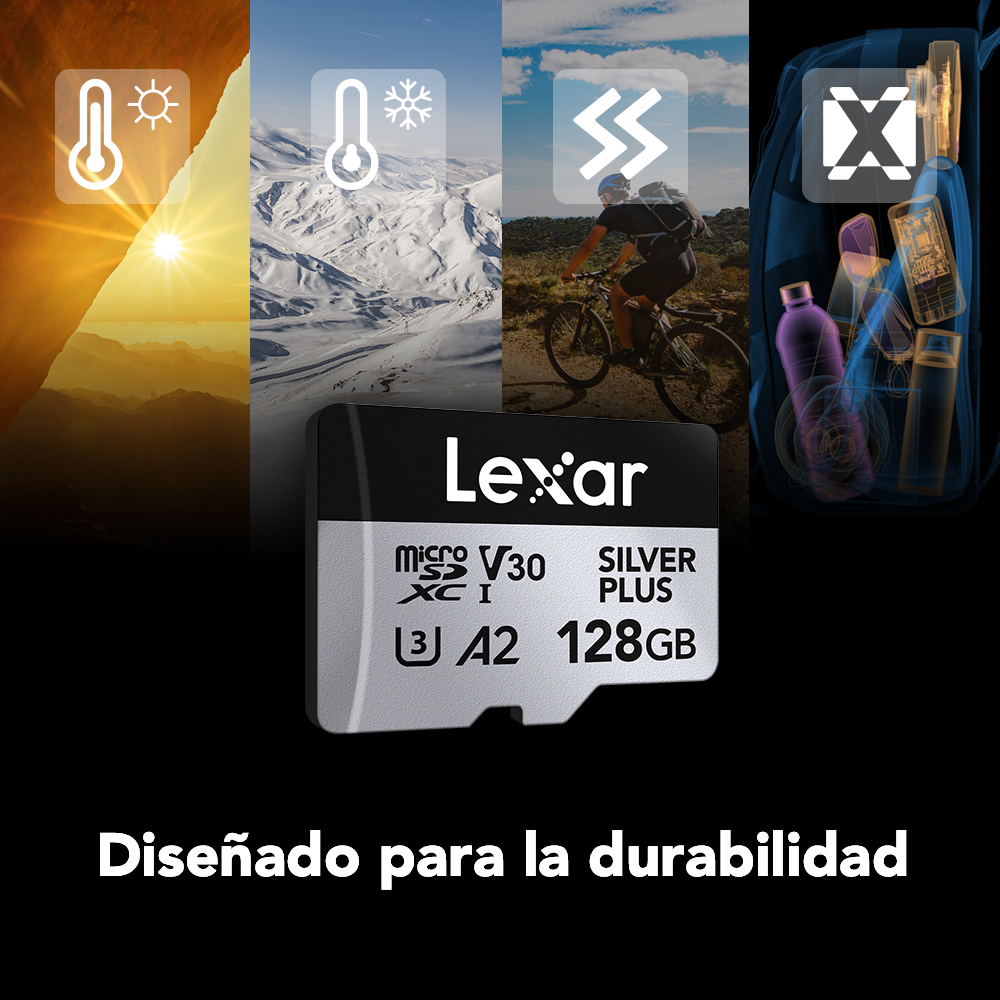 Lexar Professional Microsdxc 128gb Silver Plus U3 V30 A2_7